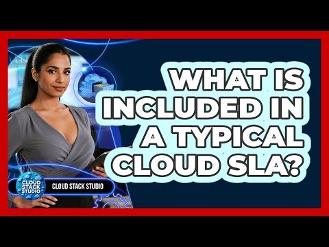 What Is Included In A Typical Cloud SLA?