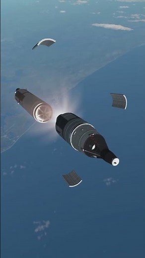 Watch This Rocket Break Apart in Space!