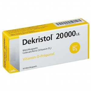 Dekristol® 20000 I.E. 50 St mit dem E-Rezept kaufen - Shop Apotheke