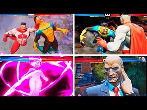 Invincible VS All Characters Ultimate Attacks / Finishers 4K