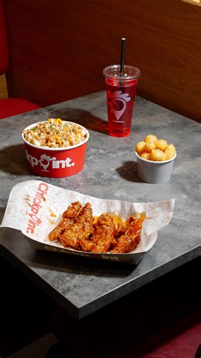 Tenders done right. Stacked fries loaded up. Tater tots on the side. And a Berry burst to wash it all down 🙌🏼 #fyp #halalfoodlondon #londonhotspots #friedchicken