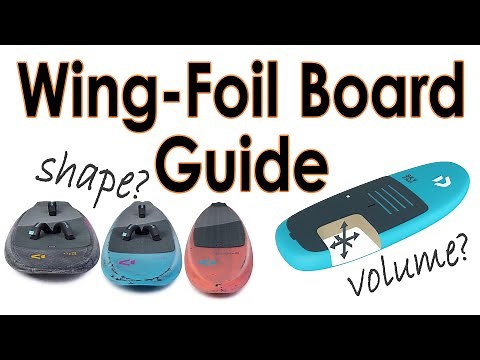 Wing-Foil Gear Guide: Boards (volume & shape)