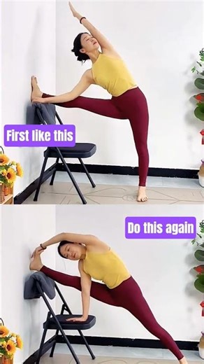 Side stretching exercise at home 🏡 #stretching