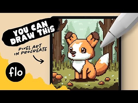 You Can Draw This Pixel Art in PROCREATE - Step by Step Procreate Tutorial