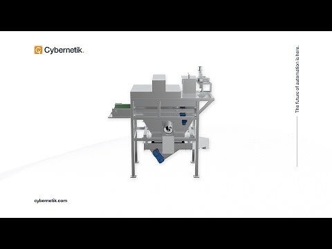 Automatic Bag Slitter With Vibro Sifter | Cybernetik Product Catalogue