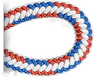 Pelican Rope 16-Strand 1/2 in (12.7 mm) Arborist-16™ Arborist Rope - 7000 lb MBS - Static Climbing Rope - Rescue Operations - High Visibility - 150 ft - Sewn Eye - Red White Blue - Made in The USA