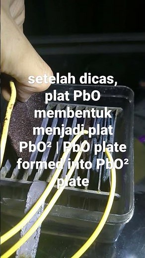 The Positive Plate is finished forming from PbO to PbO²