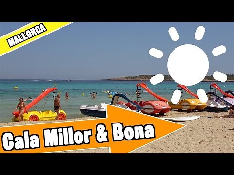 Cala Millor Majorca Spain: Tour of beach and resort