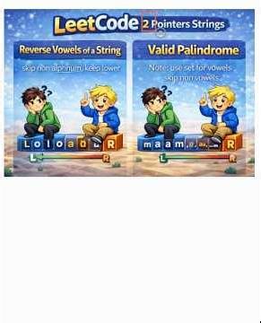 Valid Palindrome | Neetcode 150 + LC Top 150 Questions | Reverse Vowels of a String #leetcode