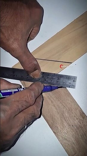 How to Make a Precision Locking Miter Wood Joint #shorts