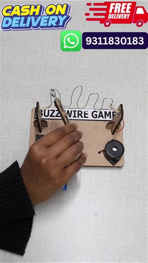 Buzz Wire Game Science Physics Working Model kit #shortsvideo #shortsviral #shortsfeed #shorts