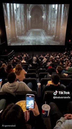 Valak Scares Popcorn at 4DX Cinema — Funny 4DX Horror Clip