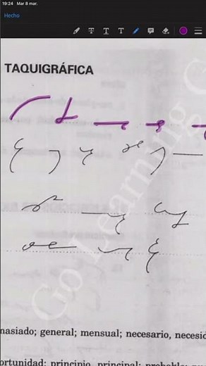 Signos en taquigrafía gregg #tutorial #clases #education #exam #taquigrafía #windows #cricket #new