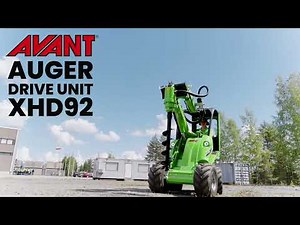 Avant Auger Drive Unit XHD92 for Avant Articulated Mini Loader