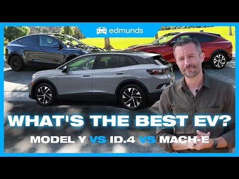 Electric SUV Comparison: Tesla Model Y vs. Ford Mustang Mach-E vs. VW ID.4 | Pricing, Range & More
