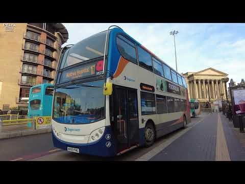 Stagecoach Double-decker Bus Alexander Dennis ADL Enviro400 WA59FWU 19572 Roe Street, Liverpool, UK