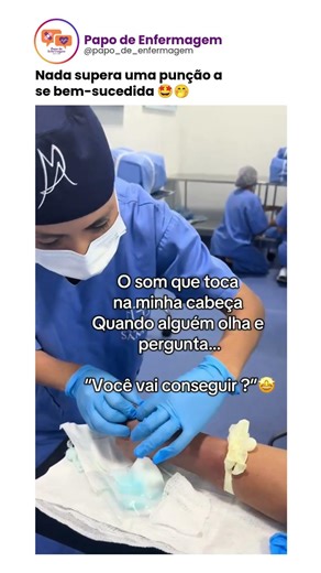 Nada supera uma punção a se bem-sucedida 🤩🤭