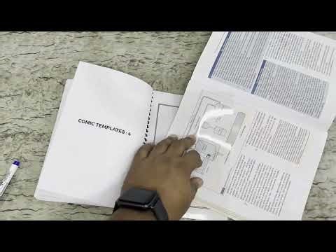 Ink It Yourself – Tracing Comic Kit | Reusable Transparent Comic Pages for DIY Artists!