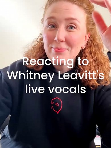 As someone who has vocal coached celebrities going into big shows... I'm thrilled for her! I'm honestly such a Whitney fan and I'm so happy she's found HER voice in Roxie Hart. For a (likely) nervous opening night, these are pretty confident vocals. I have a feeling her musicality and dimension will continue to develop over time. CONGRATS @whitneyleavitt and enjoy every moment of this! #chicagothemusical #roxiehart #whitneyleavittsings #vocalcoachreacts