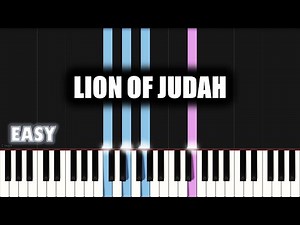 Lebo Sekgobela - Lion of Judah | EASY PIANO TUTORIAL by SA Gospel Piano