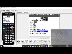 TI-84: Hypothesis Test for Mu - Sigma Known (Two-Tailed)