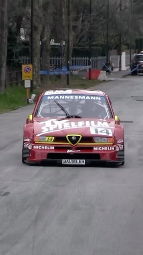 Auto Market Australia on Instagram: "Powered by a 690RC 2.5 litre V6 engine, this Alfa is able to produce a max power of around 490bhp and reach the insane speed rotation of 12000 rpm. The one you see here it’s an ex 1996 DTM, or better ITC (International Touring Car Championship), chassis SE065-007, which is nowdays owned and driven by Fabrizio Pandolfi. @ste19bozzy92 #alfa #romeo #155 #v6 #rpm #dtm #racing #motorsport #italy #automarketaustralia"
