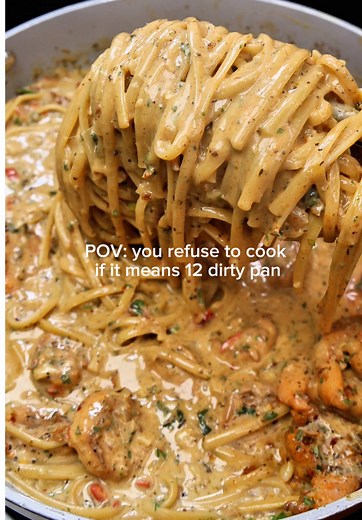 Easiest One-Pot Shrimp Scampi Recipe