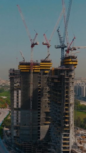A new jewel is taking shape by Safa Park. SAFA One is now over 35.7% complete, with more than 55,000 cubic meters of concrete poured into what will soon become one of Dubai’s most iconic addresses. Luxury is on the rise, floor by floor. #DAMAC #SafaOne #LuxuryLiving #ConstructionUpdate | DAMAC Properties