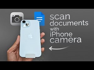 How to Scan Documents with iPhone Camera (tutorial)