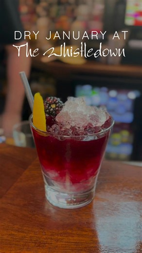 2.6K views | We're back, and it’s still January! ✨ Doing Dry January? We've got you covered with plenty of alcohol-free options, including our tasty mocktails. Join us this weekend for a refreshing, guilt-free treat! 弄 #thewhistledown #mocktailvibes #dryjanuary | The Whistledown Hotel | Facebook