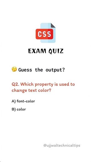 css Interview Questions Quiz: Test Your Skills! #shorts #coding #css