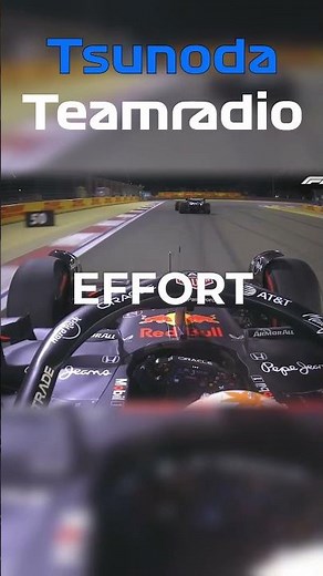 Yuki Tsunoda's self-critical team radio after first points finish for Red Bull #formula1 #tsunoda