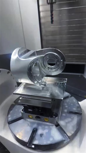 5-axis machining for robot joints #robot #robotjoint #5axismachining #CNCmachining #humanoidrobot