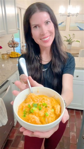 Creamy Cajun Shrimp & Grits | Clean Comfort Food #WeeknightDinner #CleanCajun #GrainFreeGrits