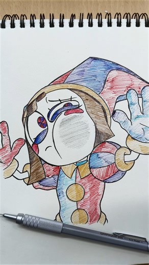 Pomni drawing 🃏 The amazing digital circus #theamazingdigitalcircus #tadc #howtodraw #fyp