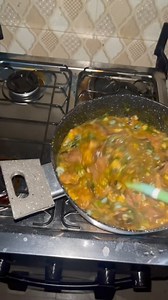 All hands on deck as me made the first swallow since they came to my place. So I made okra soup. Tasted so nice 🤤 | D.Newtonsfamily