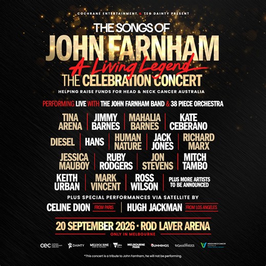 THE SONGS OF JOHN FARNHAM: A Living Legend The Celebration Concert - The Rockpit