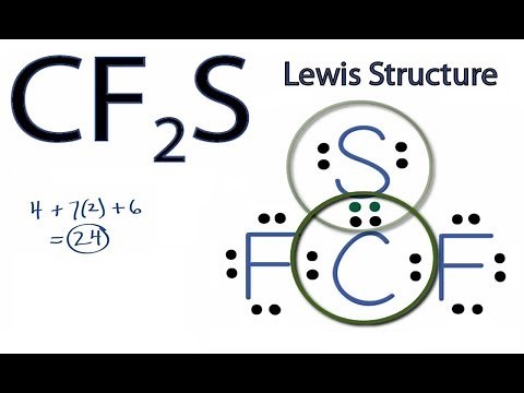 CF2S Lewis Structure: How to Draw the Lewis Structure for CF2S