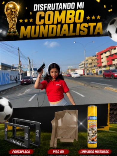 Combo Mundialista Tresache: Piso 8D Coffee, Portaplaca y Limpiador