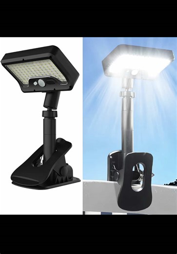 Clip-On Solar Motion Sensor Lights for Outdoor Spaces
