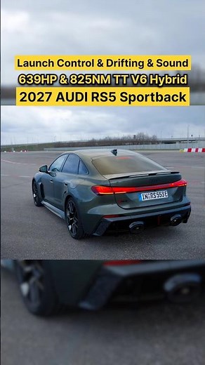2027 AUDI RS5 Launch Control 🚀🔥