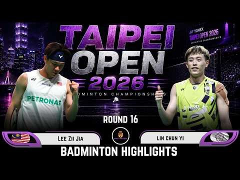 🔥Tight Match‼️LEE Zii Jia vs LIN Chun Yi | Taipei Open 2026 Badminton