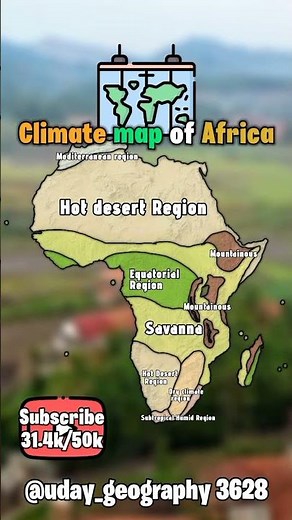 Climate map of Africa