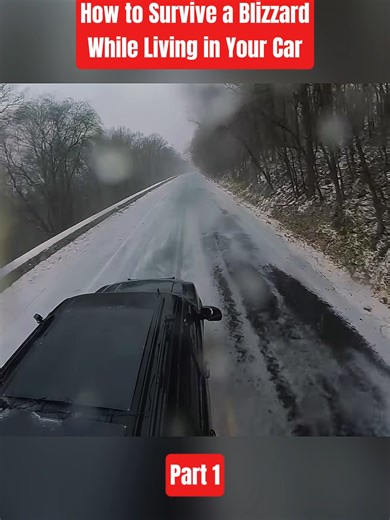 How to Survive a Blizzard While Living in Your Car | Part 1 #CarLife #WinterSurvival #OffGridLiving #LivingInMyCar #VanLife #HomelessLife #fyp #viral