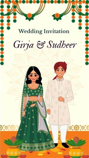 Wedding Invitation Video Project Share || 9057714915 || template 014