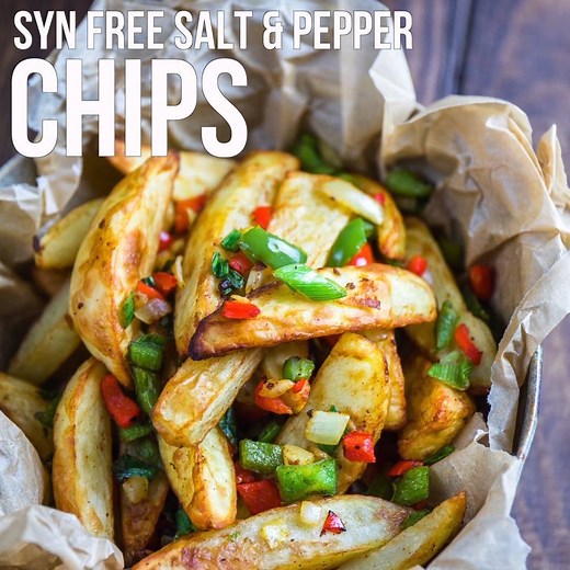 SYN FREE Salt & Pepper Chips 😍😍😍 These are just AMAZE! FULL RECIPE 👉👉 http://pinchofnom.com/recipes/syn-free-salt-and-pepper-chips-slimming-world/ | Pinch of Nom