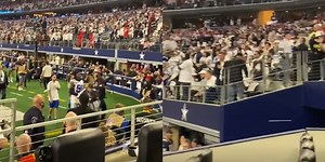 Angry Cowboys Fans Throw Trash At Their Own Players & Refs After Wild Card Loss vs. 49ers (VIDEO)