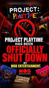 🚨 | PROJECT: PLAYTIME OFFICIALLY SHUT DOWN! #poppyplaytime