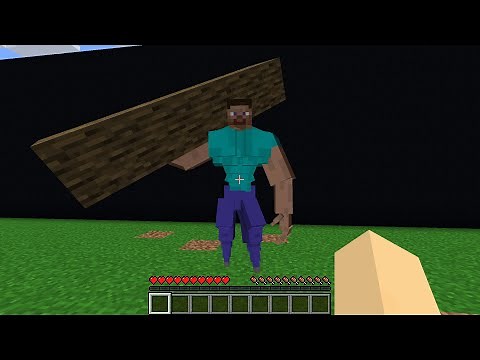 CURSED BUFF STEVE TRYS TO FIGHT ME (Buff Steve MOD in Minecraft)