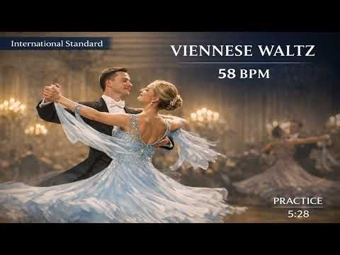 Viennese Waltz Practice Music 58 BPM – Ballroom Practice Flow (5:28)
